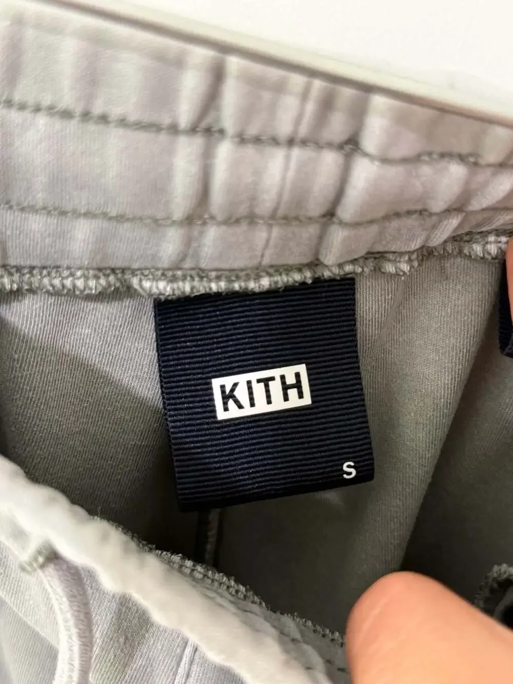 Kith Classic Logo Joggers Grey Size S